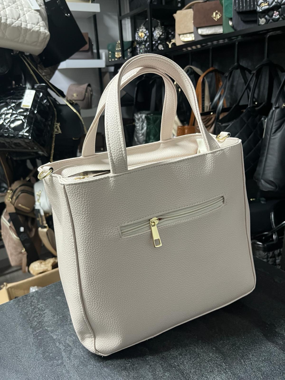 Massimi Contti Torebka Kuferek z Kieszonką Biały