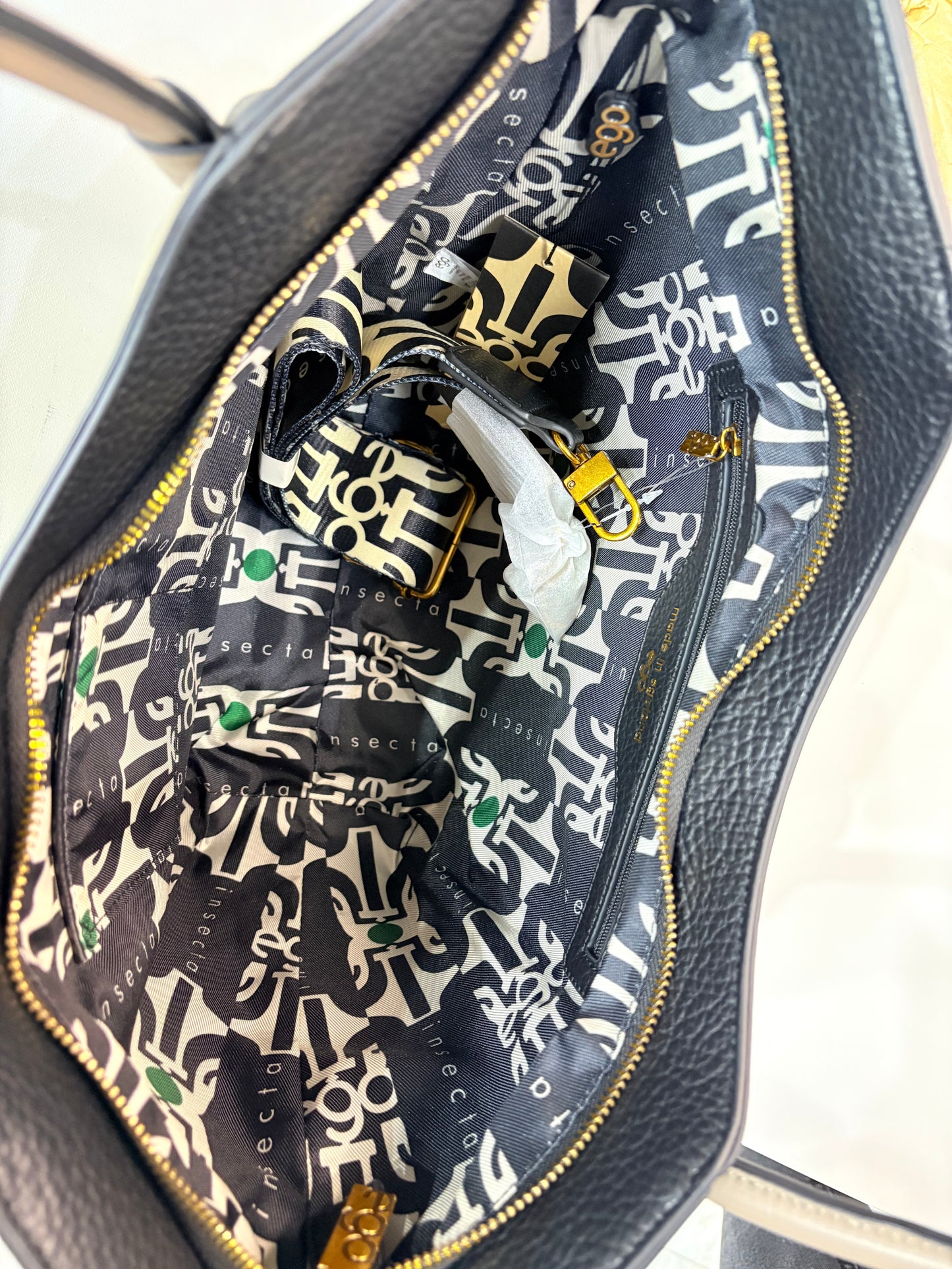 NOWOŚĆ Torebka elegancka EGO skóra Eko Czarna