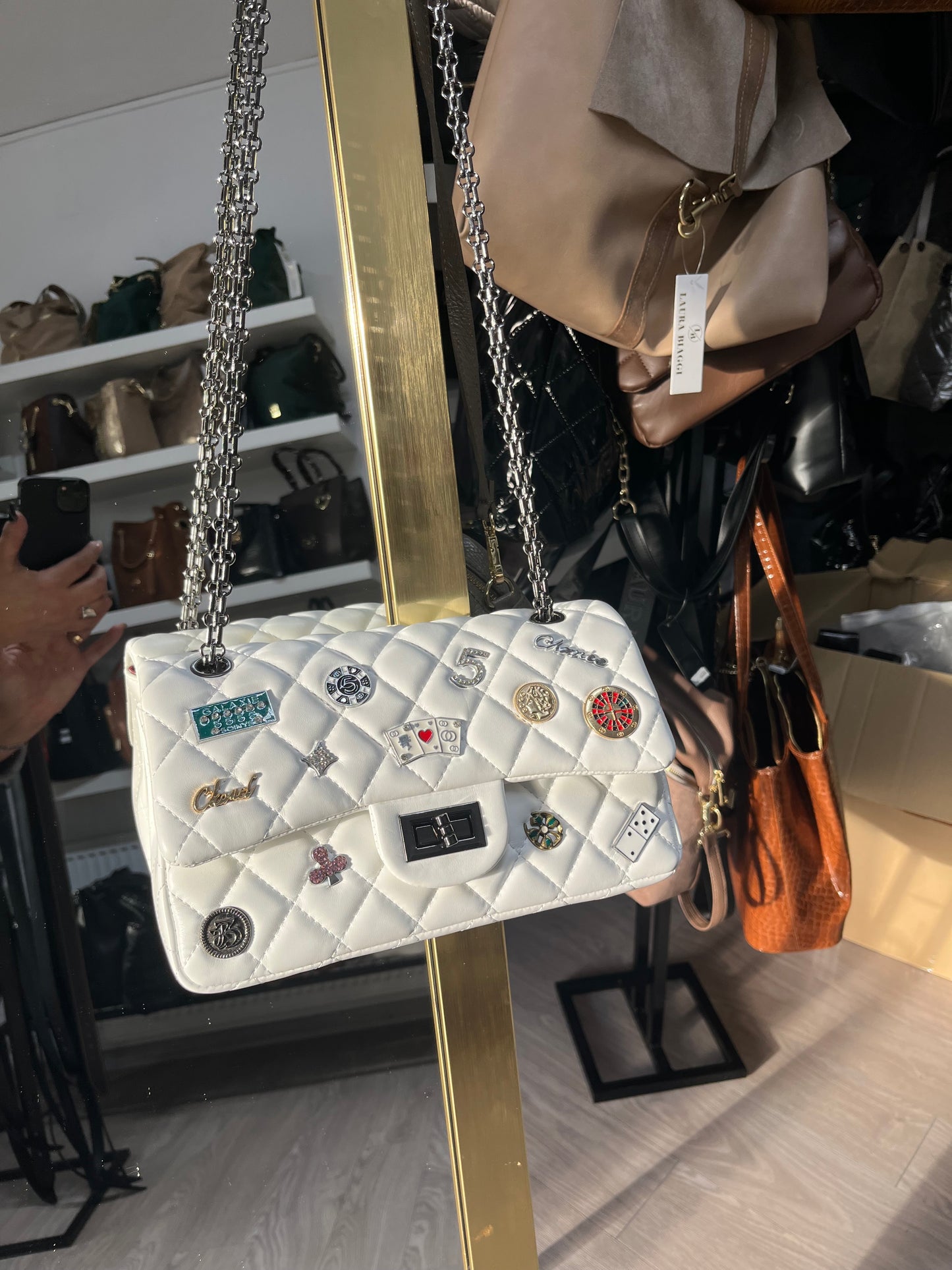 Chanelka Massimo Contti Limitowana Kolekcja skóra ekologiczna