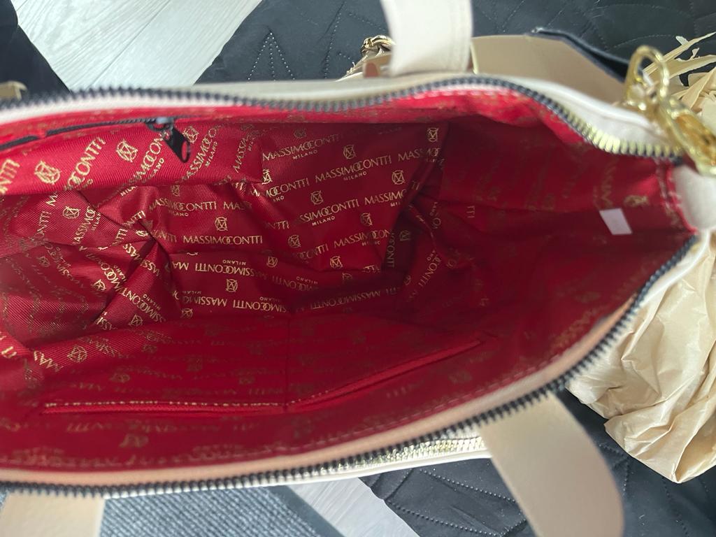 Torebka Massimo Contti z odpinaną kieszonką RÓŻOWA