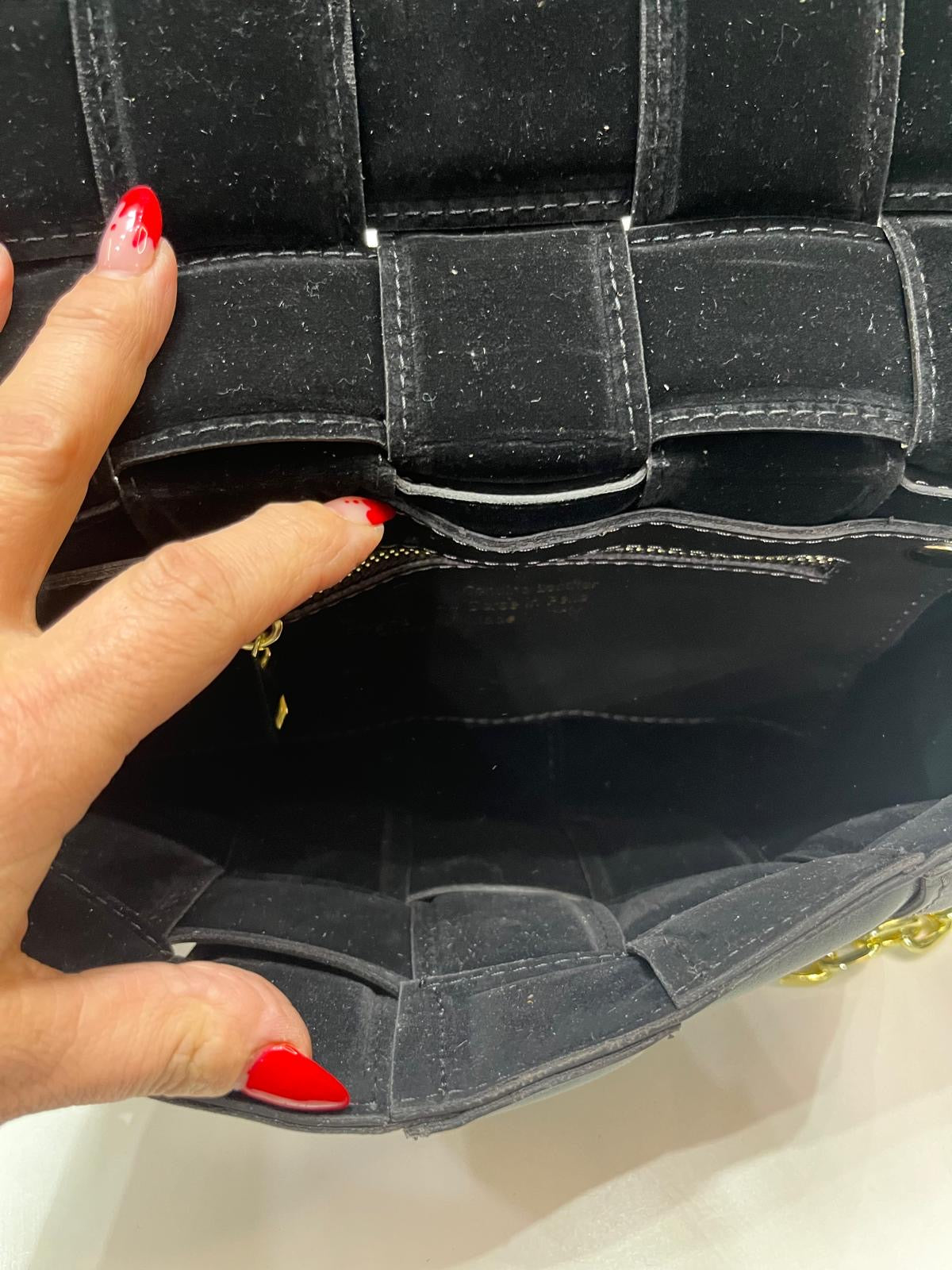 Nowość SALVADORE FERETTI elegancka torebka Listonoszka SKÓRA NATURALNA WŁOSKA pleciona czekolada