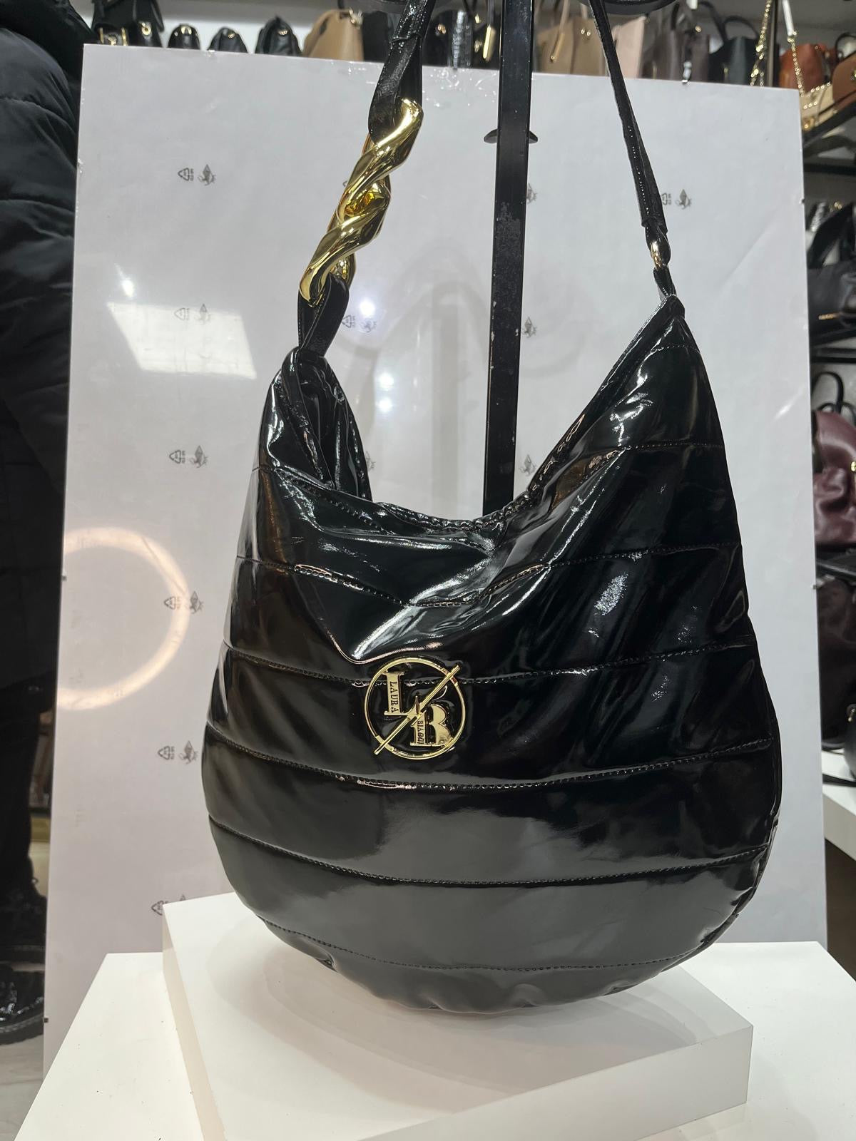 Worek pikowany Laura Biaggi skóra ekologiczna