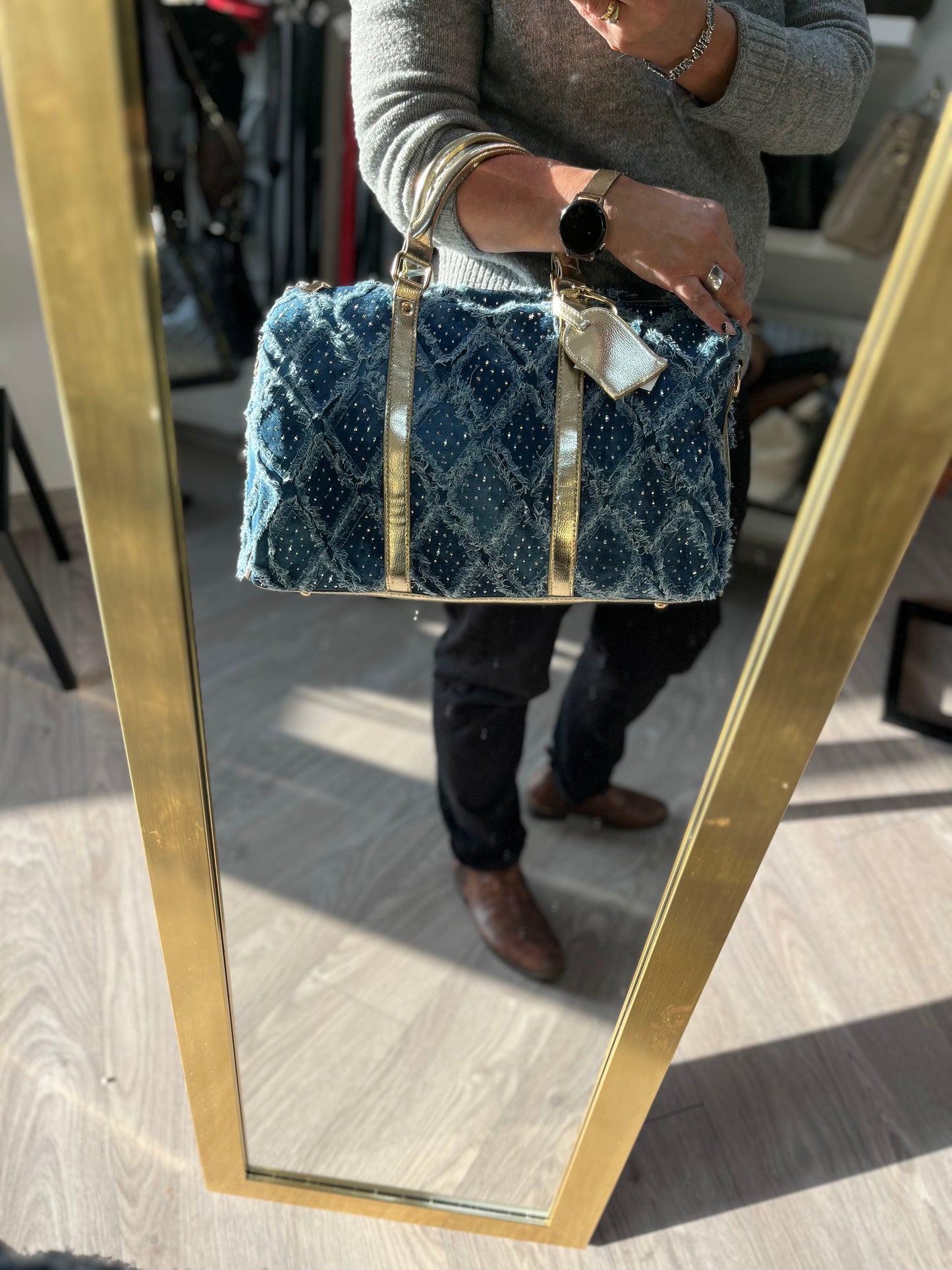 Jeansowa weekendówka Massimo Contti EDYCJA LIMITOWAN