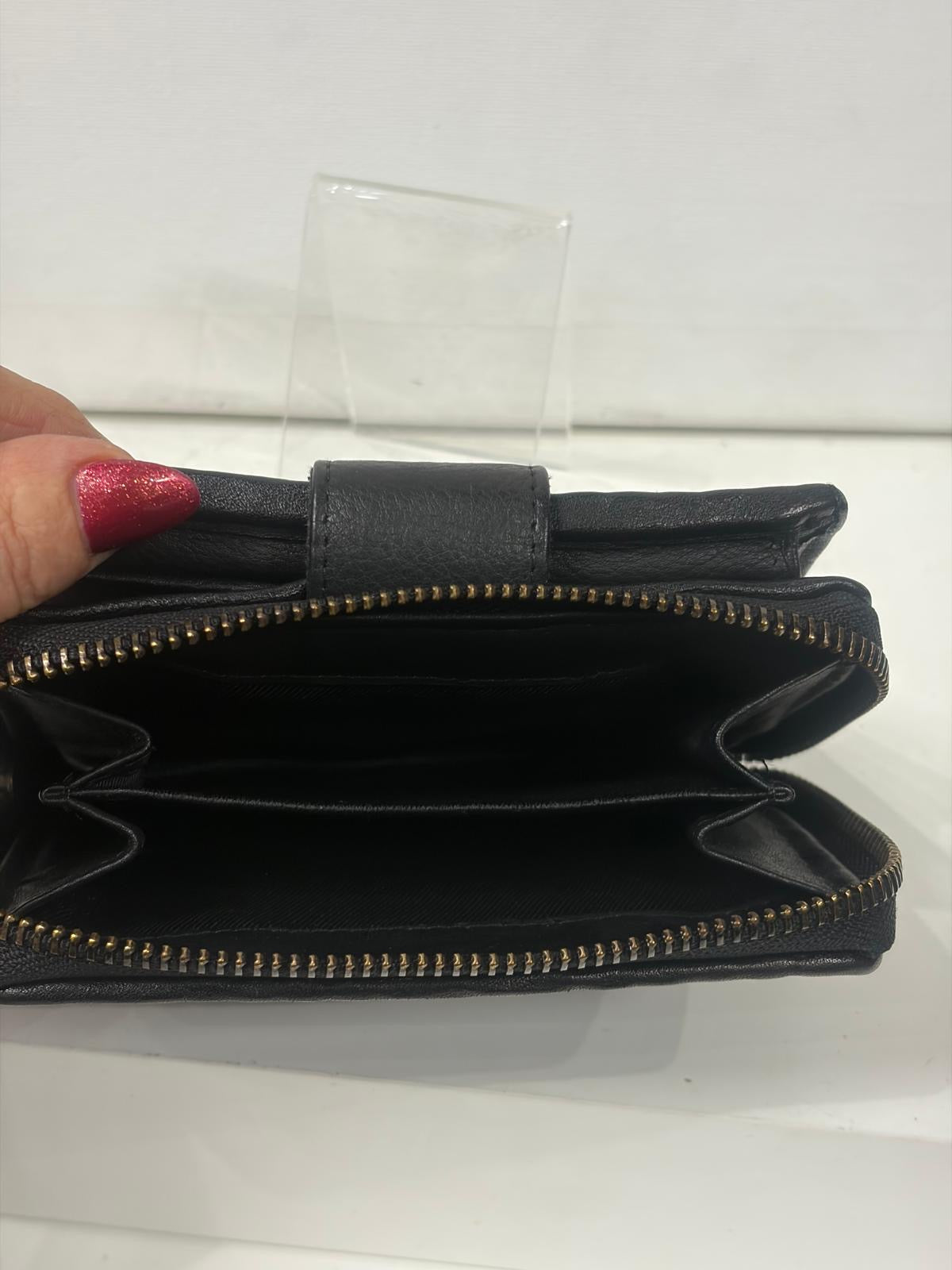 NOWOŚĆ Portfel damski skórzany czarny