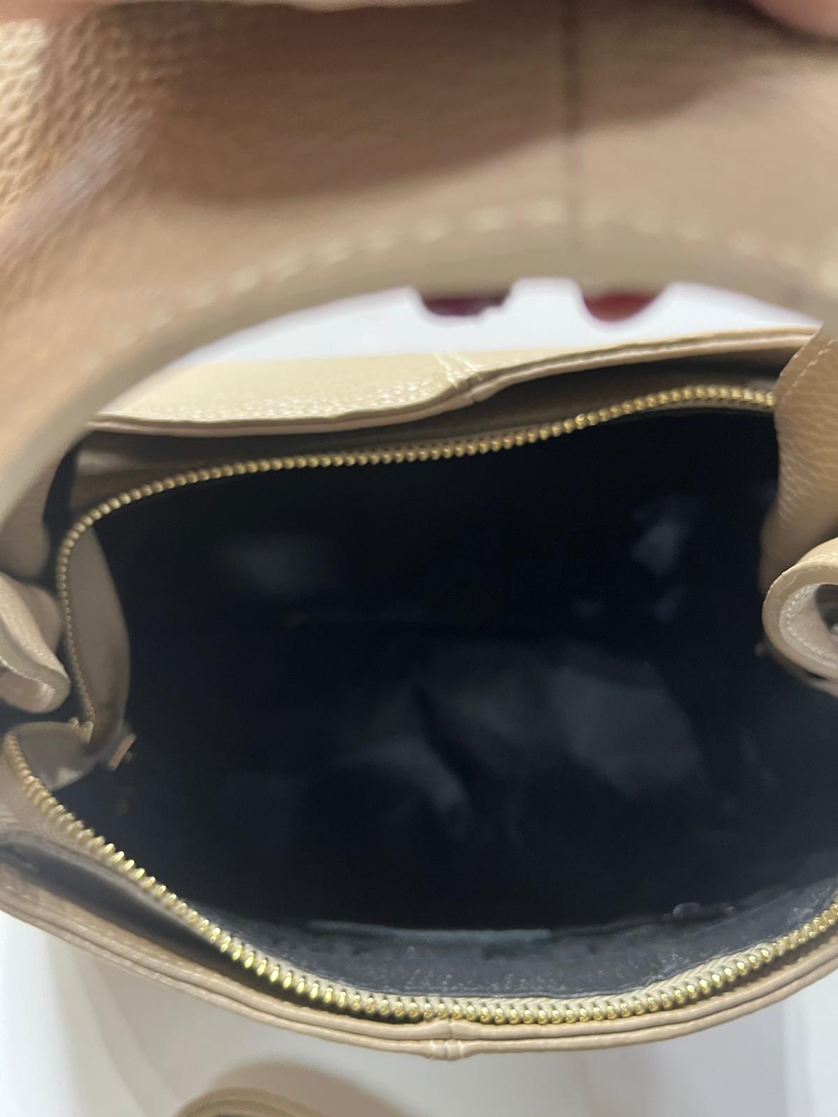 Nowość torebka skórzana VEZZE BŁĘKIT