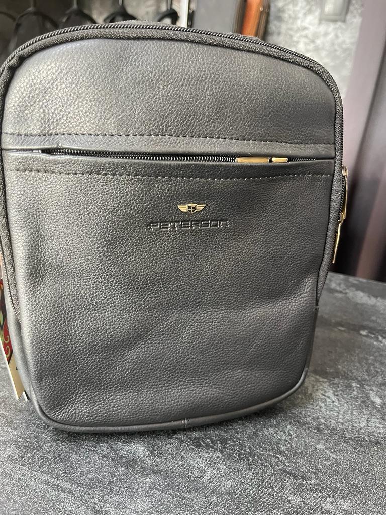 Męska torebka skórzana saszetka Peterson