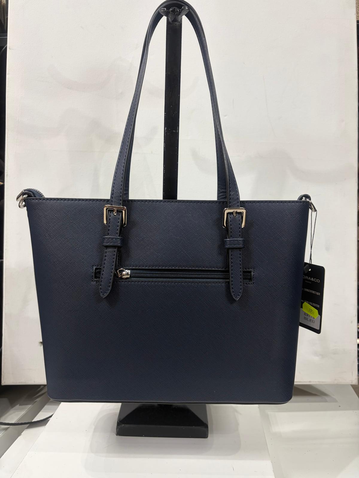 NOWOŚĆ torebka Flora&co skora ekologiczna niebieska