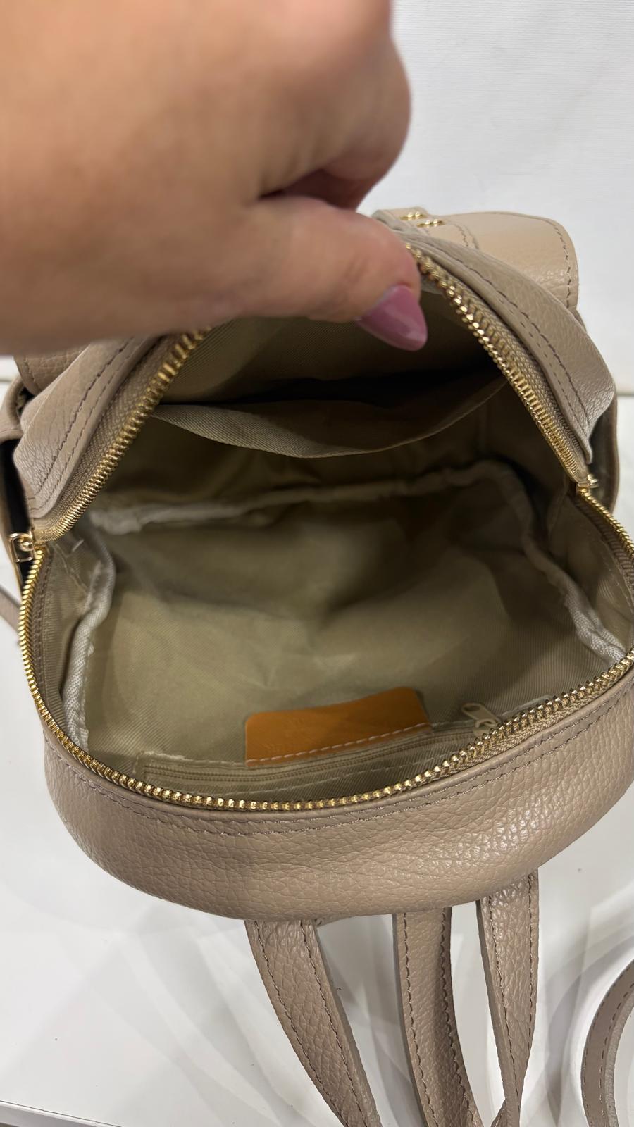 NOWOŚĆ Vezze Plecak skóra naturalna Czarny