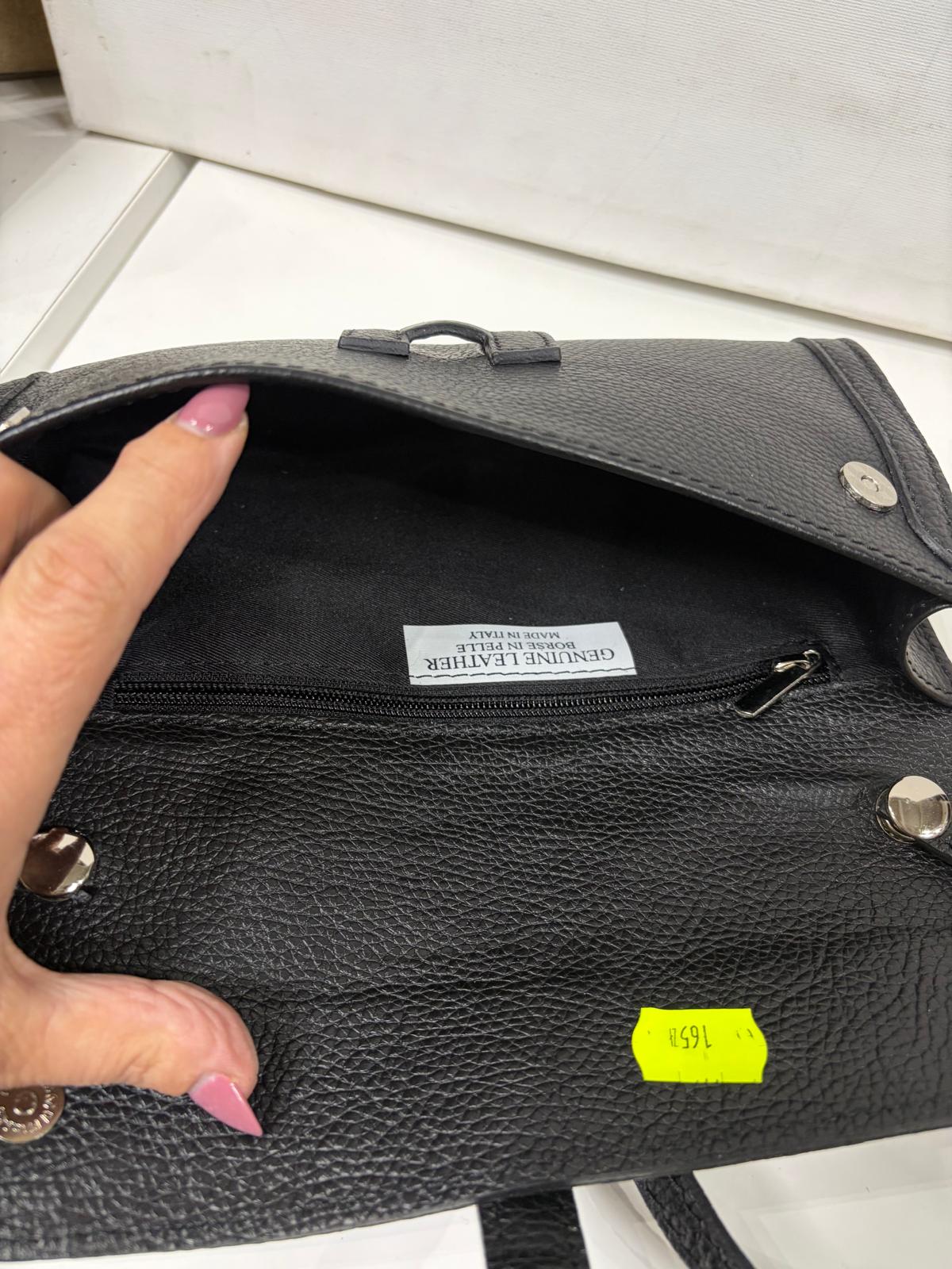 NOWOŚĆ Torebka Vezze skóra naturalna Czarna