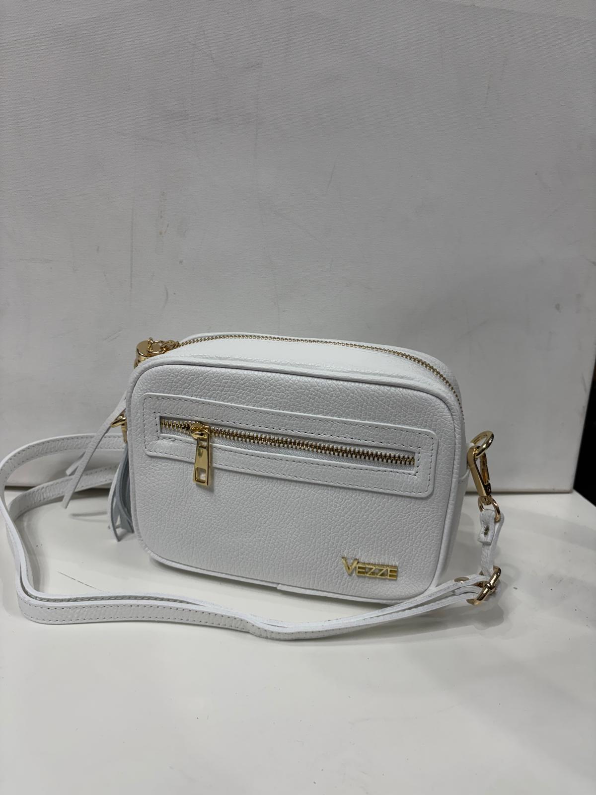 NOWOŚĆ Zawieszka Vezze skóra naturalna Biała