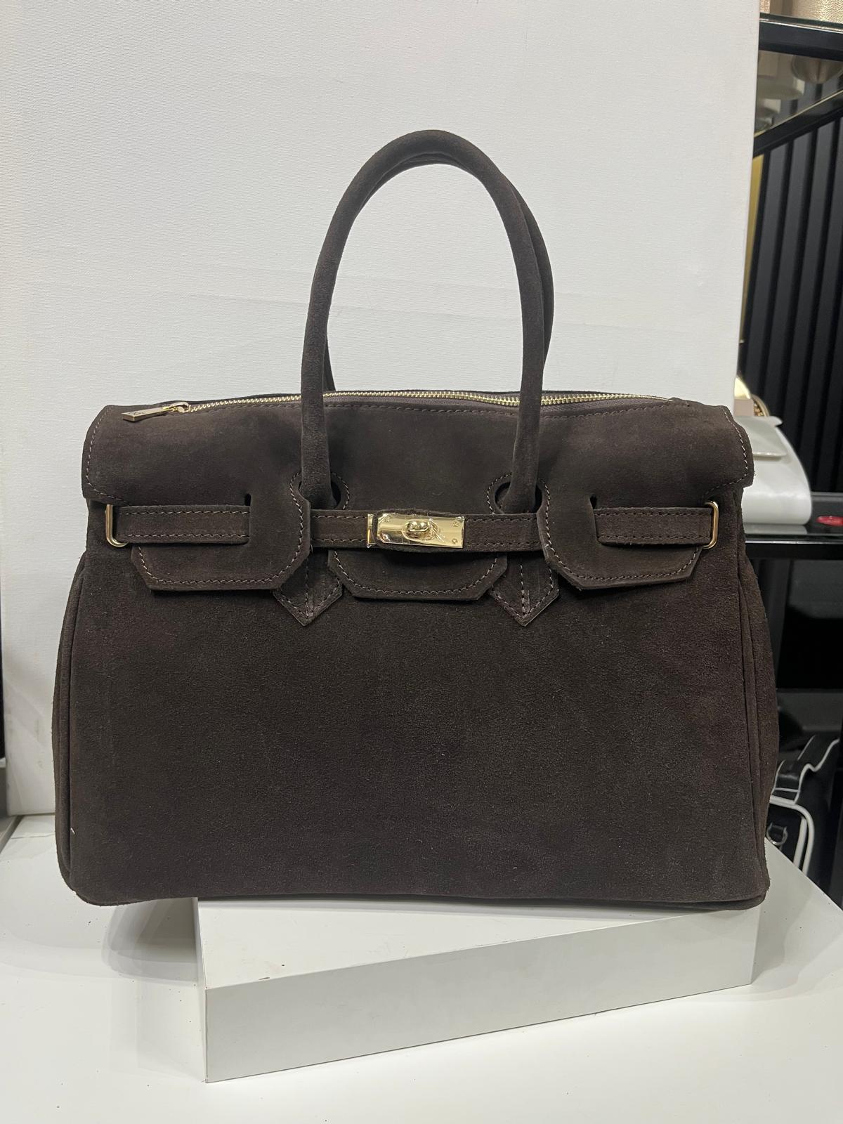 NOWOŚĆ Massimo Contti skóra naturalna duża Hermeska