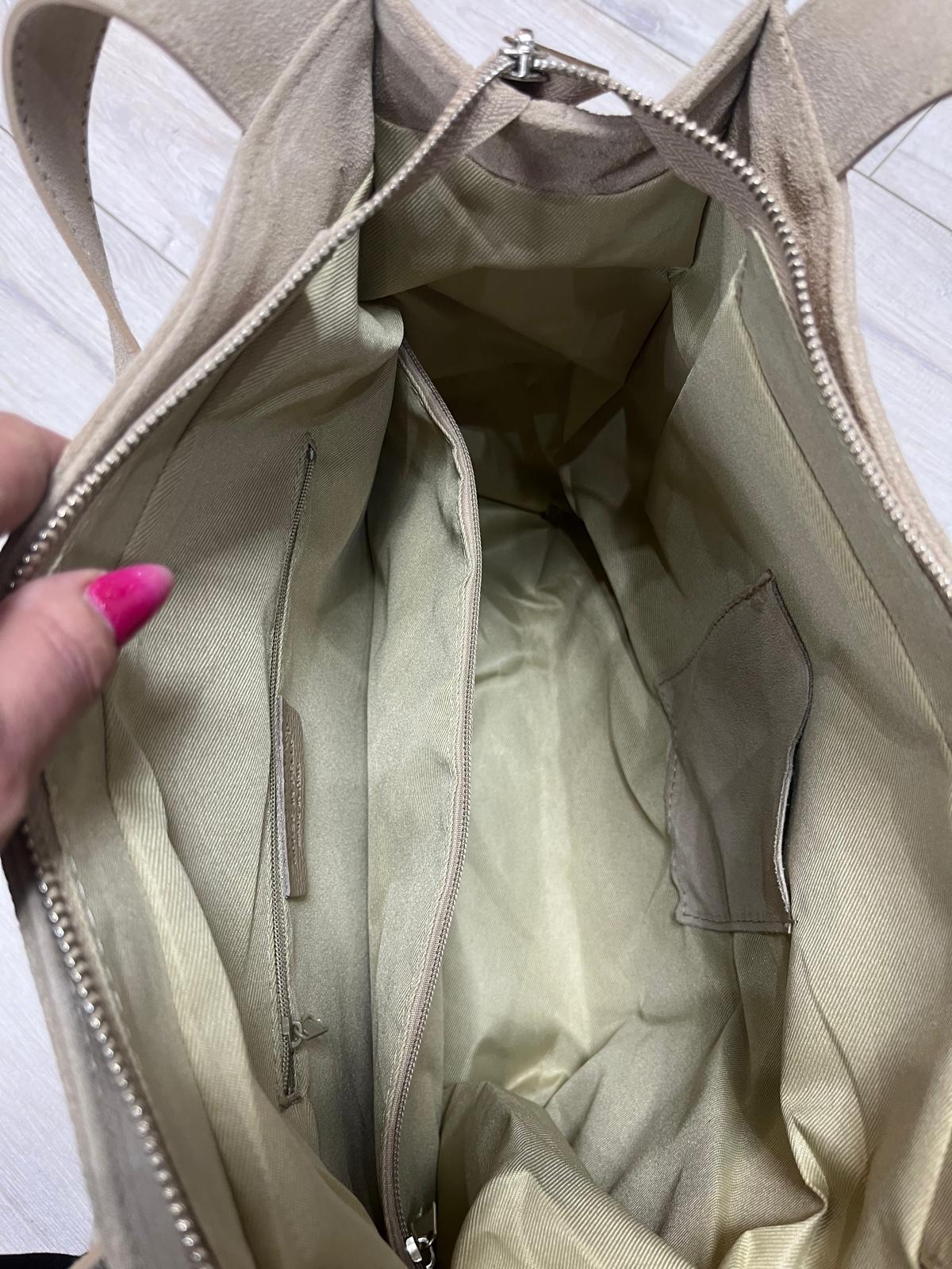 Nowość torebka zamszowa BEŻ