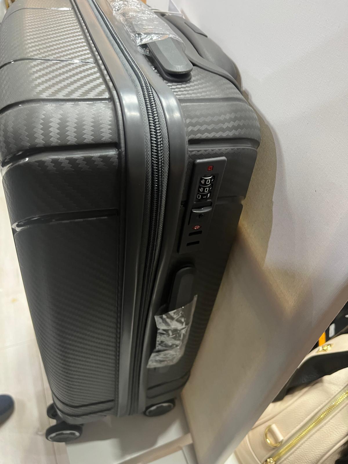 NOWOŚĆ Walizka podróżna materiałowa Ormi Szara