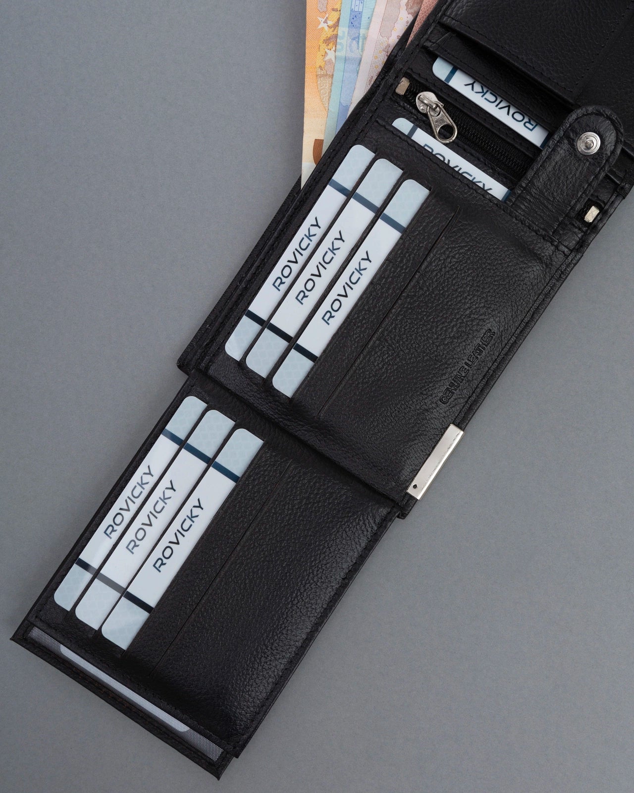 NOWOŚĆ PORTFEL MĘSKI skórzany