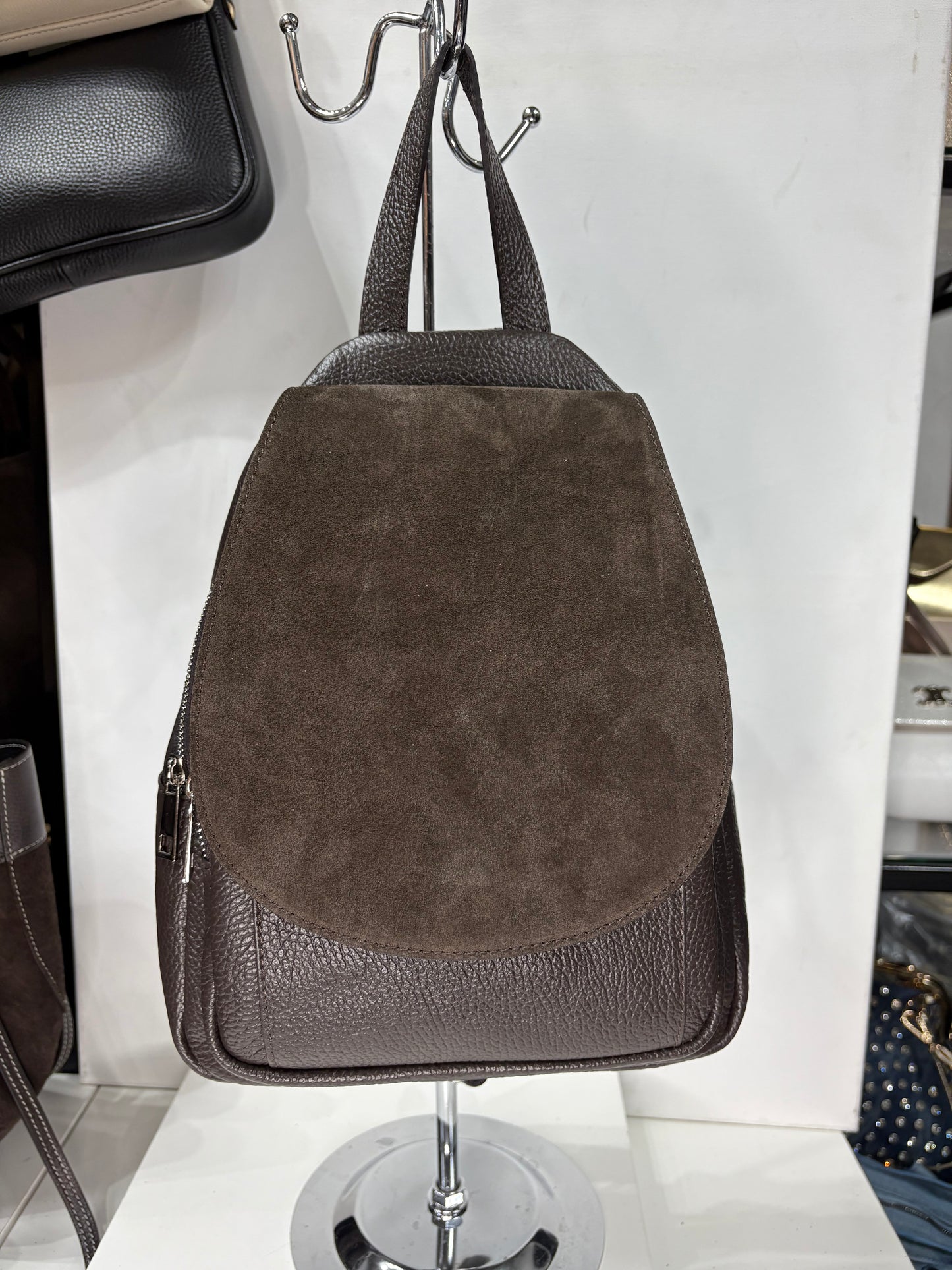 NOWOŚĆ plecak VEZZE skóra naturalna brąz