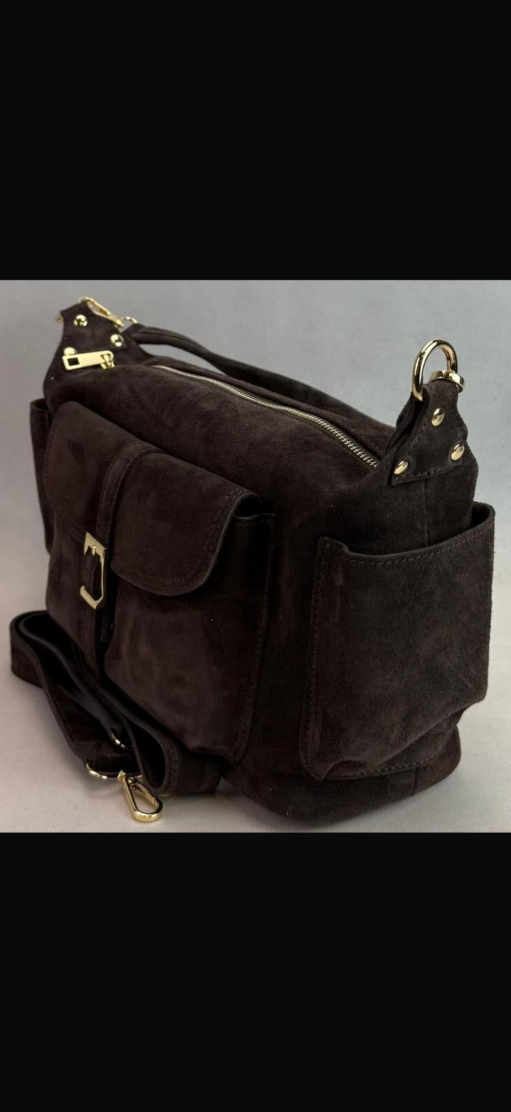 NOWOŚĆ VEZZE zamsz naturalny