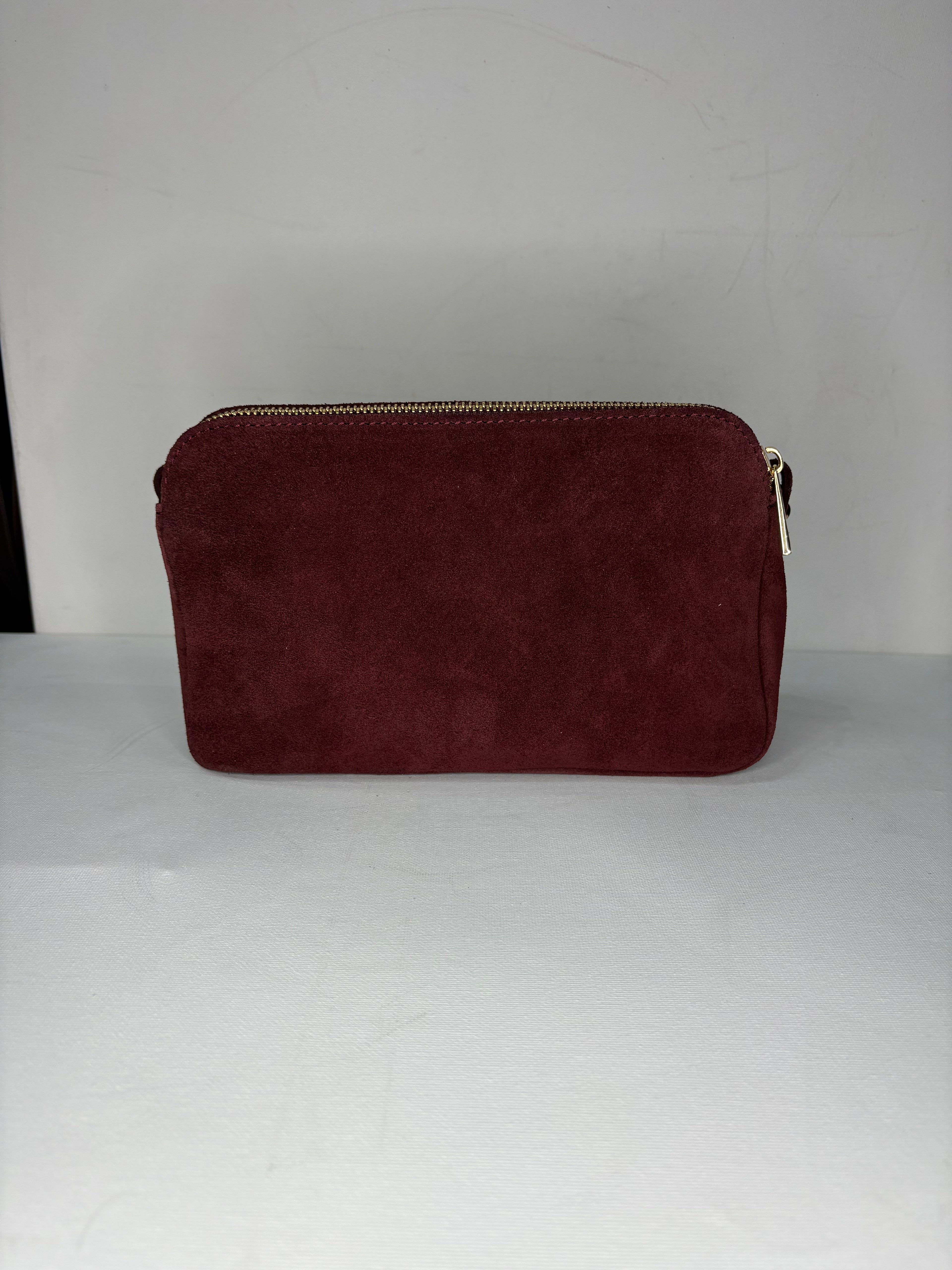 NOWOŚĆ VEZZE zamsz naturalny bordo