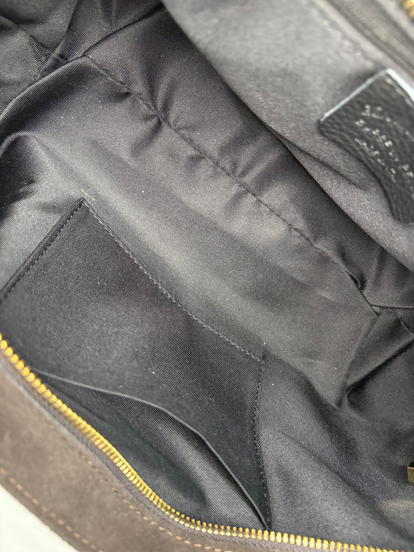 NOWOŚĆ Torebka VEZZE zamsz naturalny czekolada