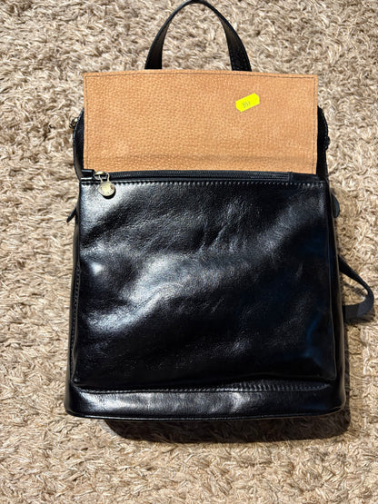 NOWOŚĆ Plecak skóra naturalna czarny włoska