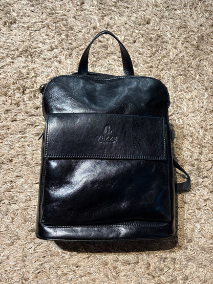 NOWOŚĆ Plecak skóra naturalna czarny włoska