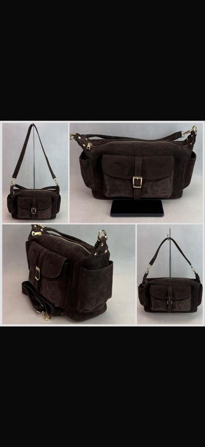 NOWOŚĆ VEZZE zamsz naturalny