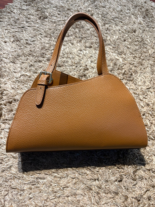 NOWOŚĆ Torebka skóra naturalna carmel włoska