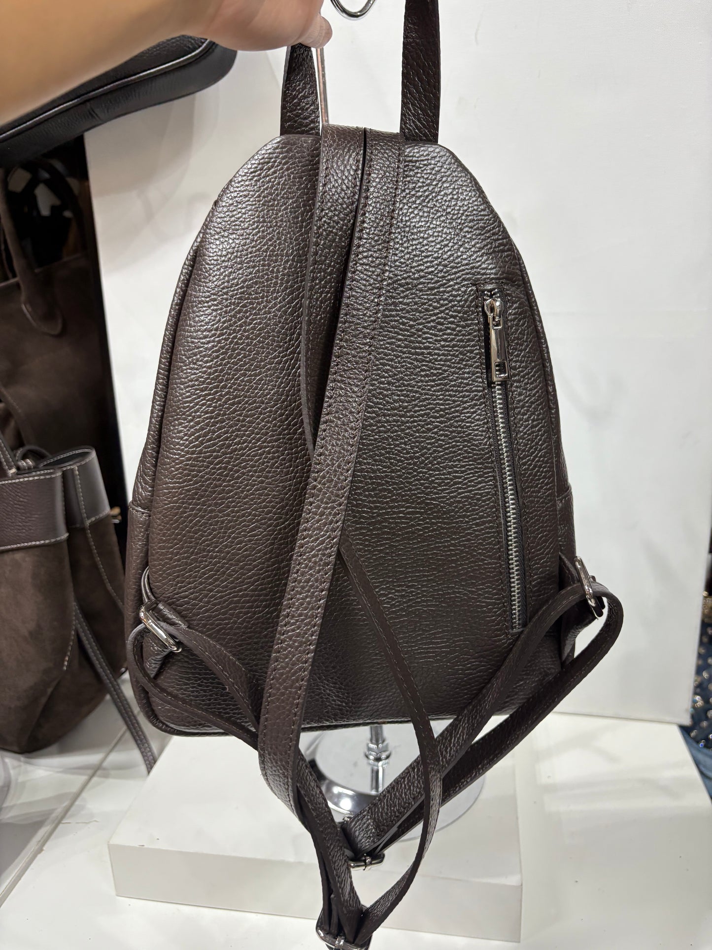 NOWOŚĆ plecak VEZZE skóra naturalna brąz