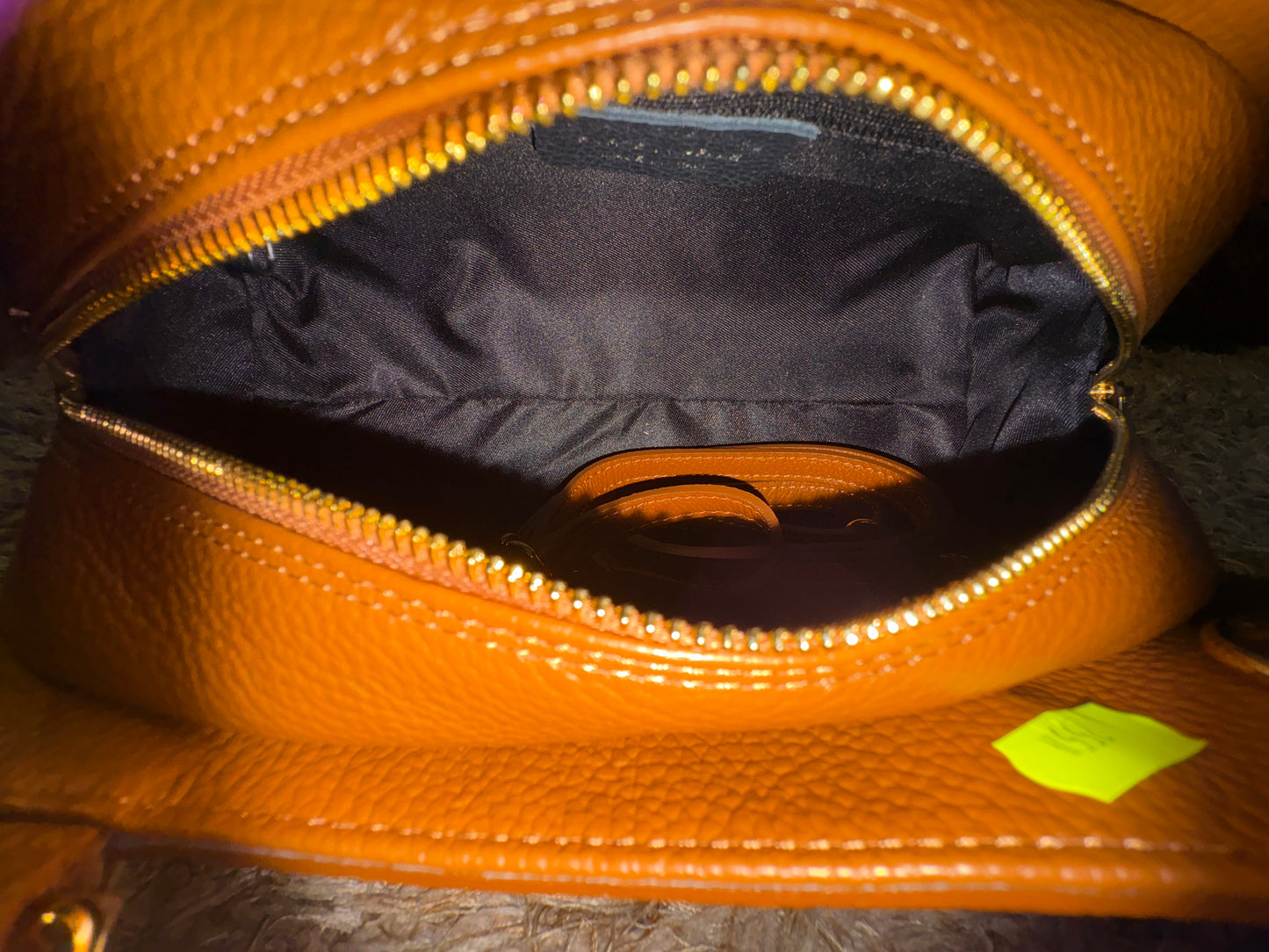 NOWOŚĆ Torebka skóra naturalna carmel włoska