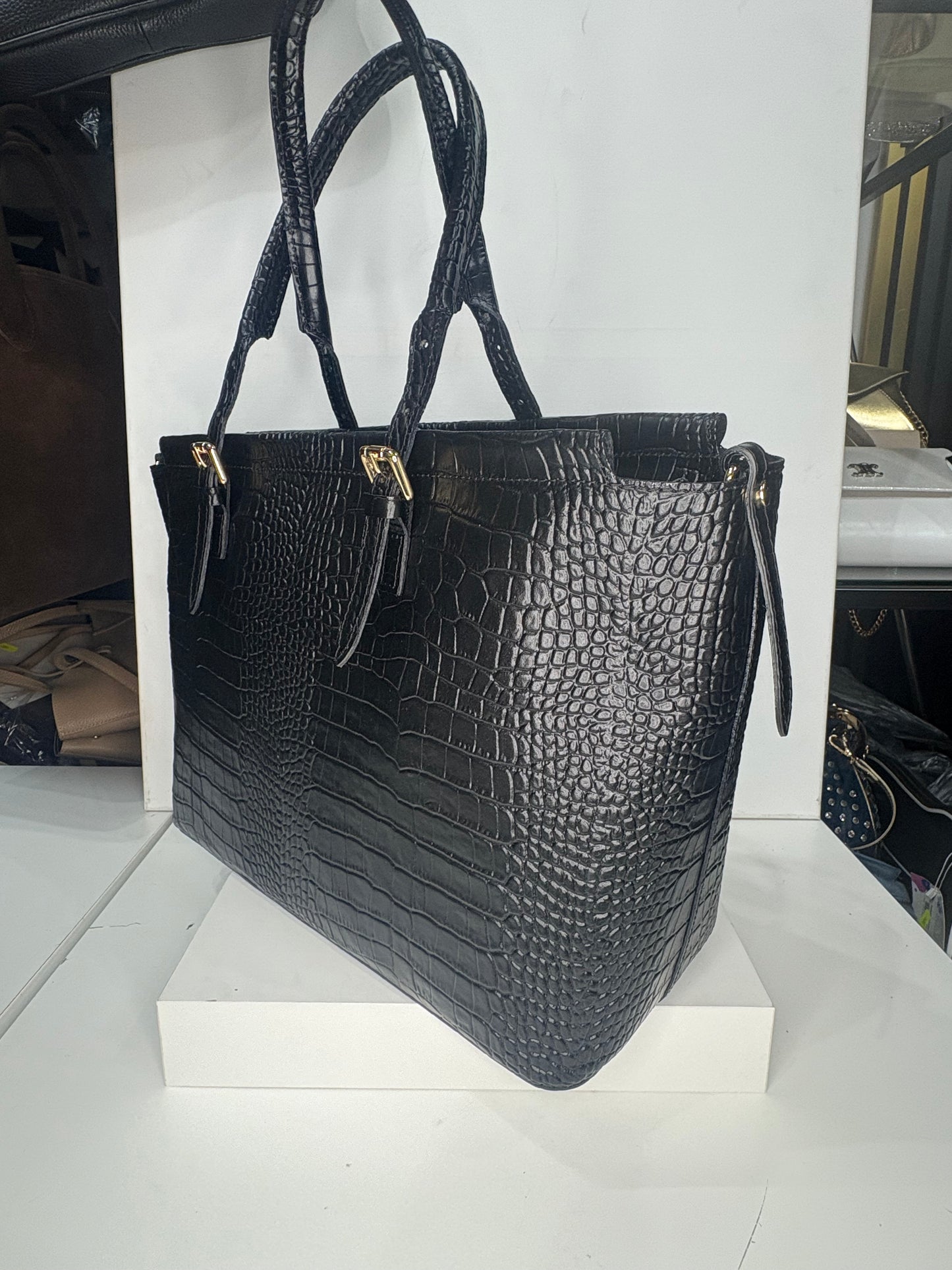 NOWOŚĆ VEZZE  skóra naturalna czarna