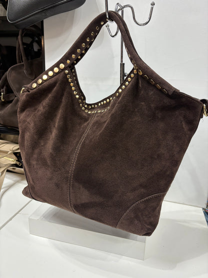 NOWOŚĆ VEZZE  zamsz naturalny czekolada