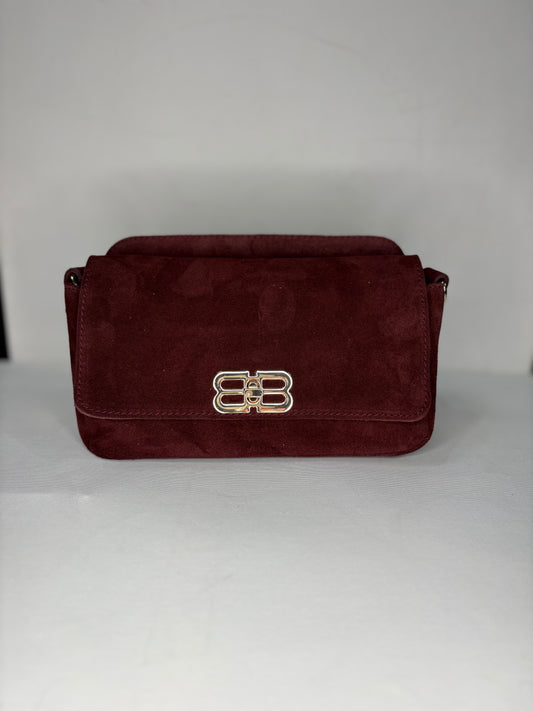 NOWOŚĆ VEZZE zamsz naturalny bordo