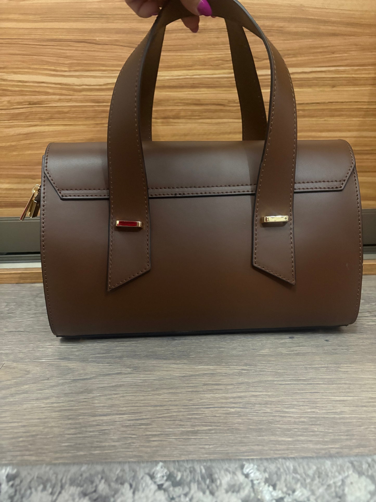 NOWOŚĆ Włoska skóra naturalna braz NP