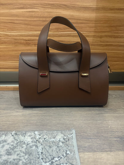 NOWOŚĆ Włoska skóra naturalna braz NP