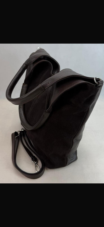 NOWOŚĆ VEZZE skóra naturalna i zamsz naturalny