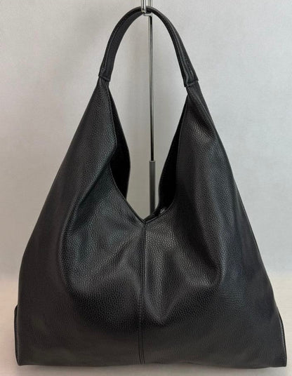 NOWOŚĆ Torebka skóra naturalna  czarna VEZZE