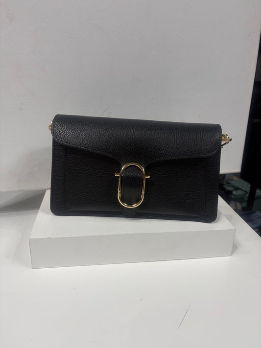 NOWOŚĆ Torebka Vezze skóra naturalna czarna