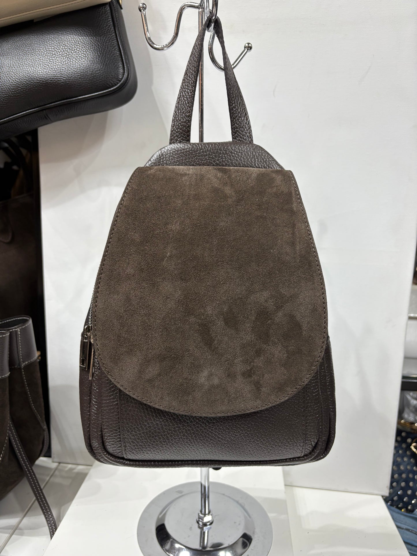 NOWOŚĆ plecak VEZZE skóra naturalna brąz