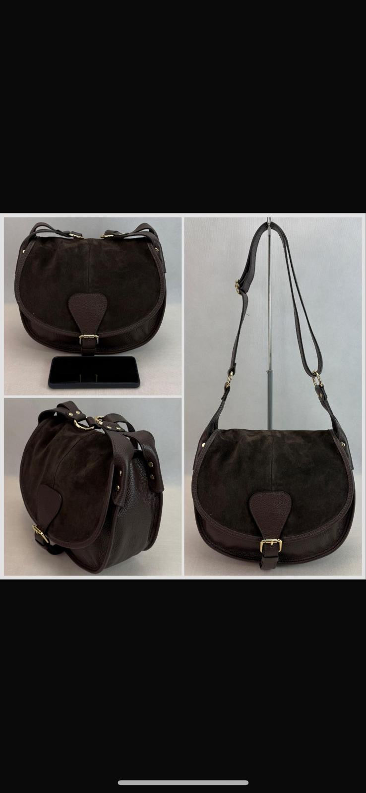 NOWOŚĆ VEZZE skóra naturalna i zamsz naturalny