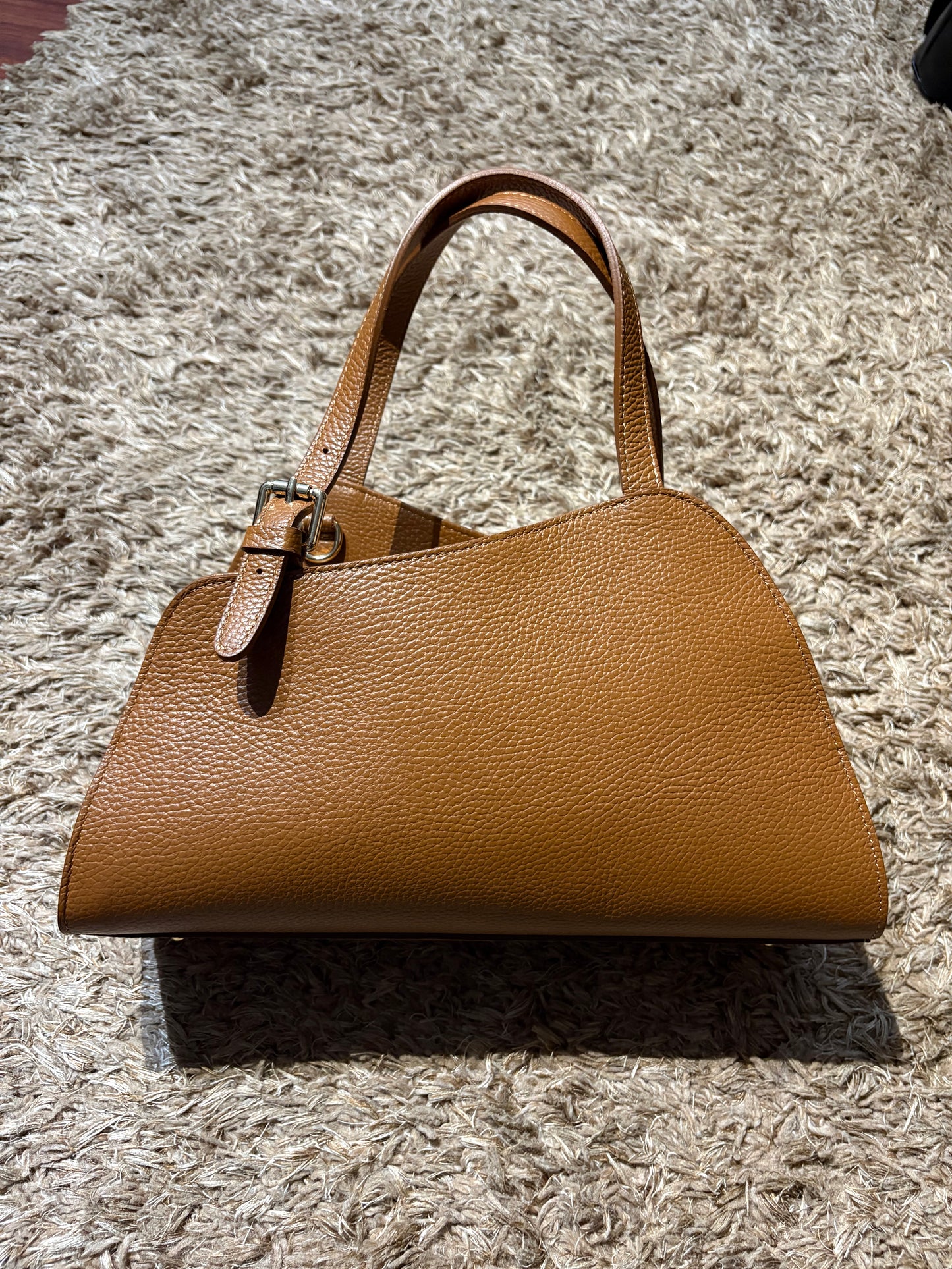 NOWOŚĆ Torebka skóra naturalna carmel włoska