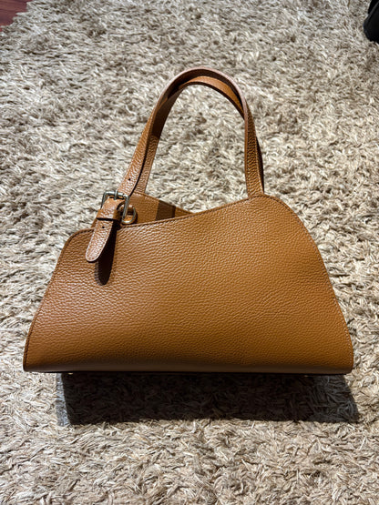 NOWOŚĆ Torebka skóra naturalna carmel włoska