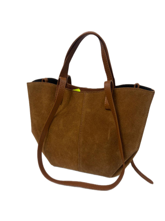 NOWOŚĆ Torebka skóra naturalna camel włoska