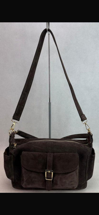 NOWOŚĆ VEZZE zamsz naturalny