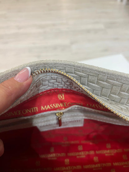TOREBKA SHOPPER KUFEREK MASSIMO CONTTI SKÓRA NATURALNA BEŻOWA NA RAMIĘ