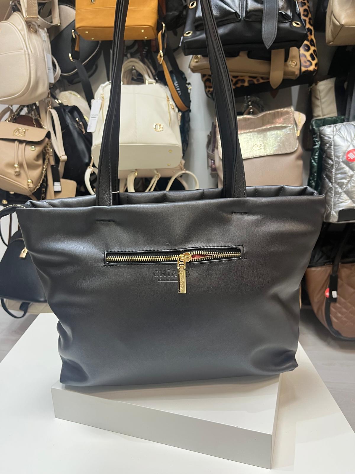 Torebka shopper damska Chiara grafit