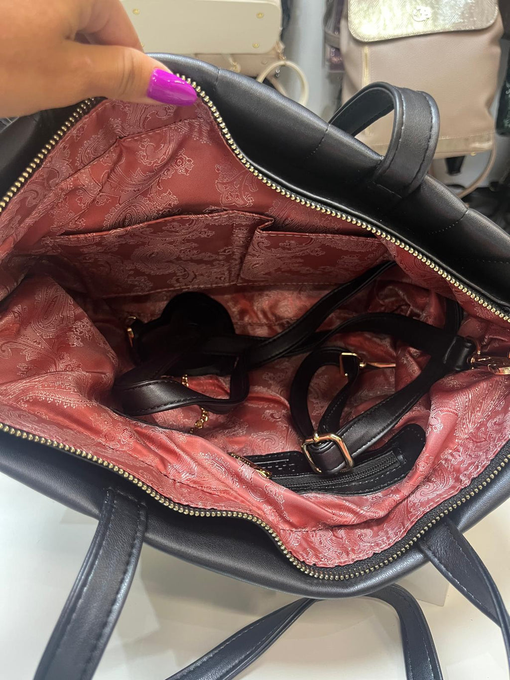 Torebka shopper damska Chiara grafit