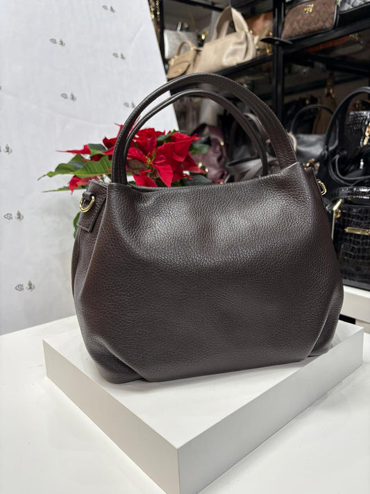 NOWOŚĆ Torebka delikatna elegancka skóra naturalna ITALY