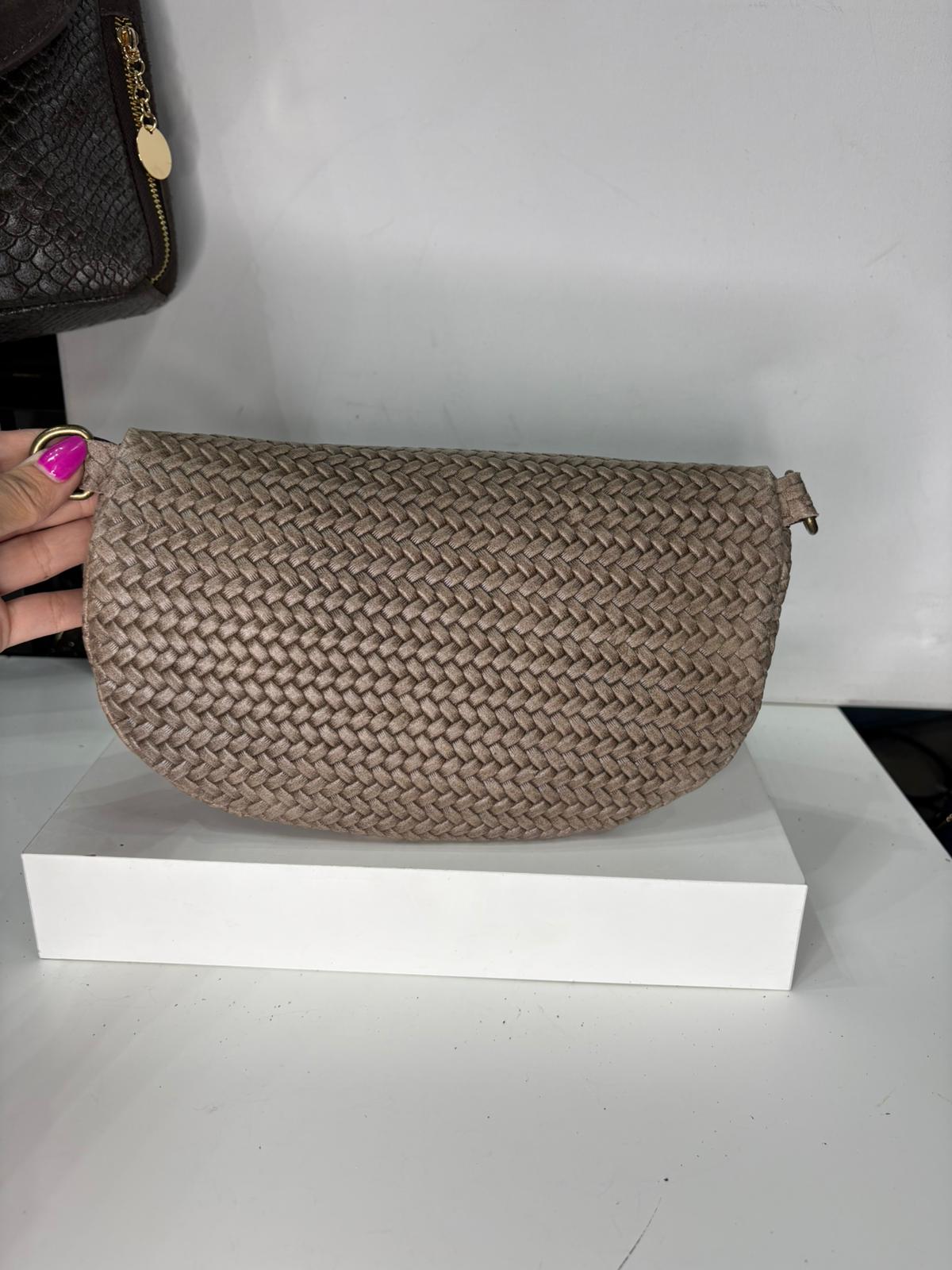 NOWOŚĆ Nerka skóra naturalna beż  włoska