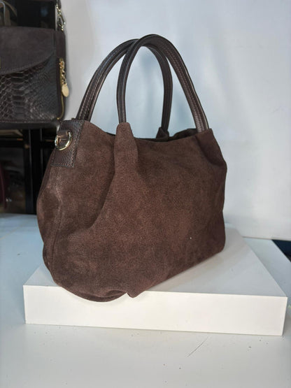 NOWOŚĆ VEZZE zamsz naturalny czekolada