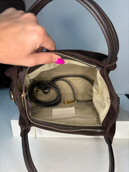 NOWOŚĆ VEZZE zamsz naturalny czekolada