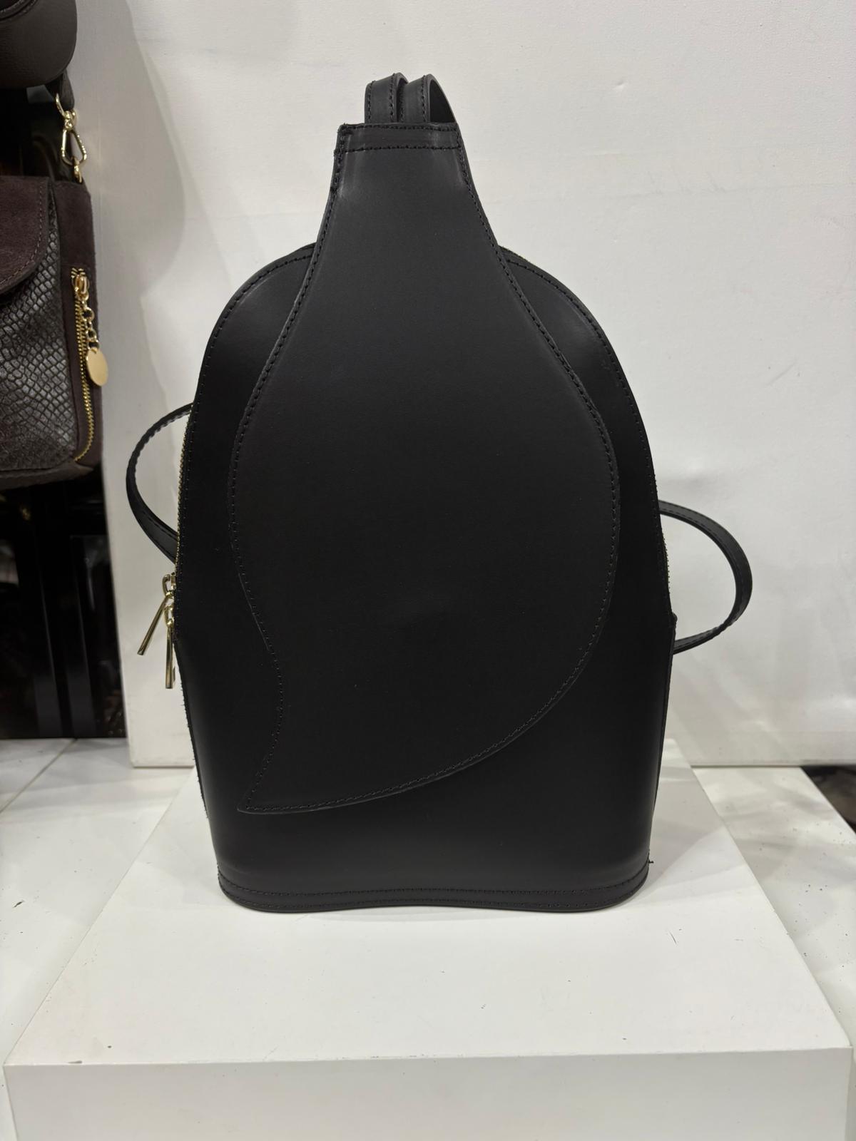 NOWOŚĆ Plecak skóra naturalna czarna włoska